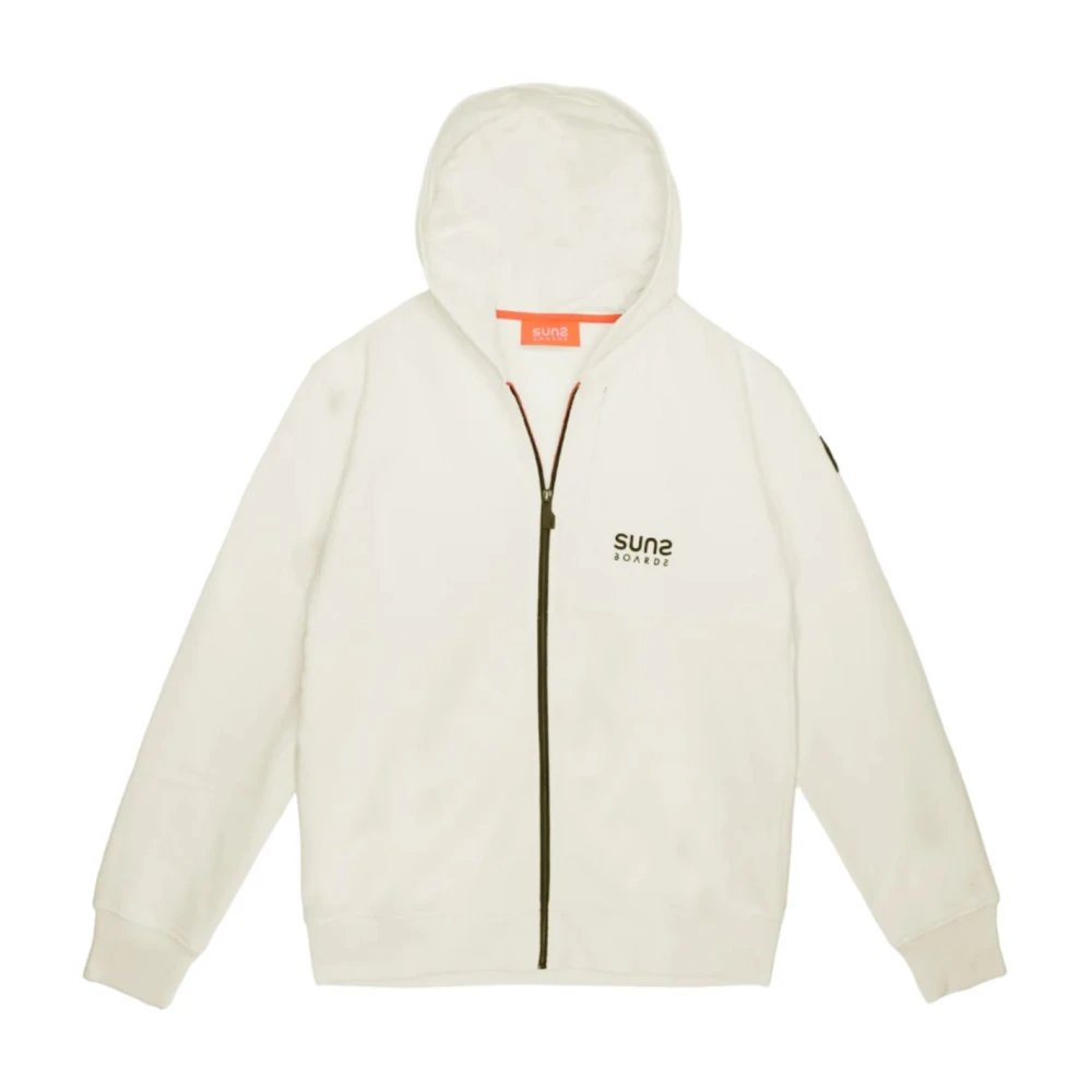 Suns Off White Stijlvolle Sweatshirt White Heren