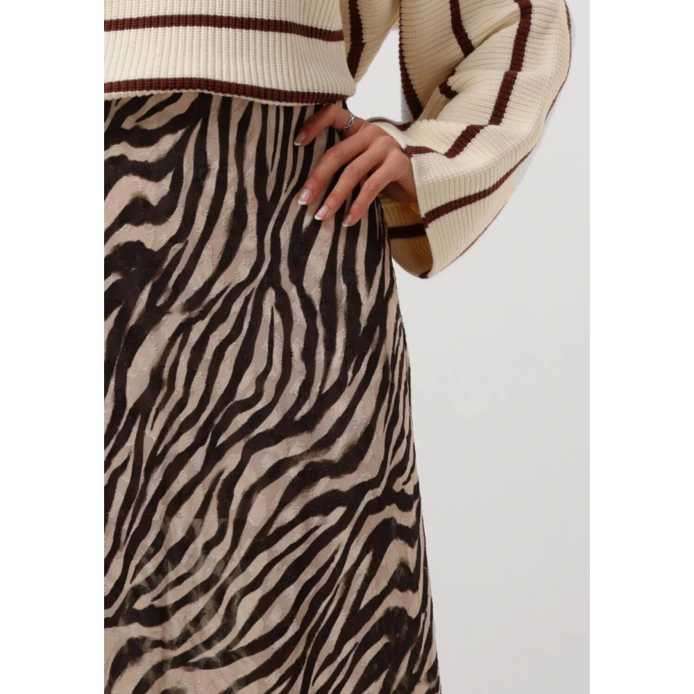Gestuz Elegante High Waist Maxi Rok Multicolor Dames