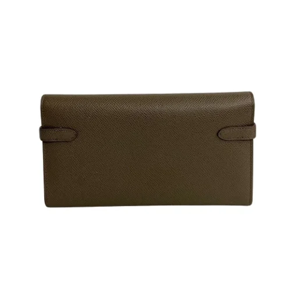 Hermès Vintage Pre-owned Canvas wallets Brown Dames