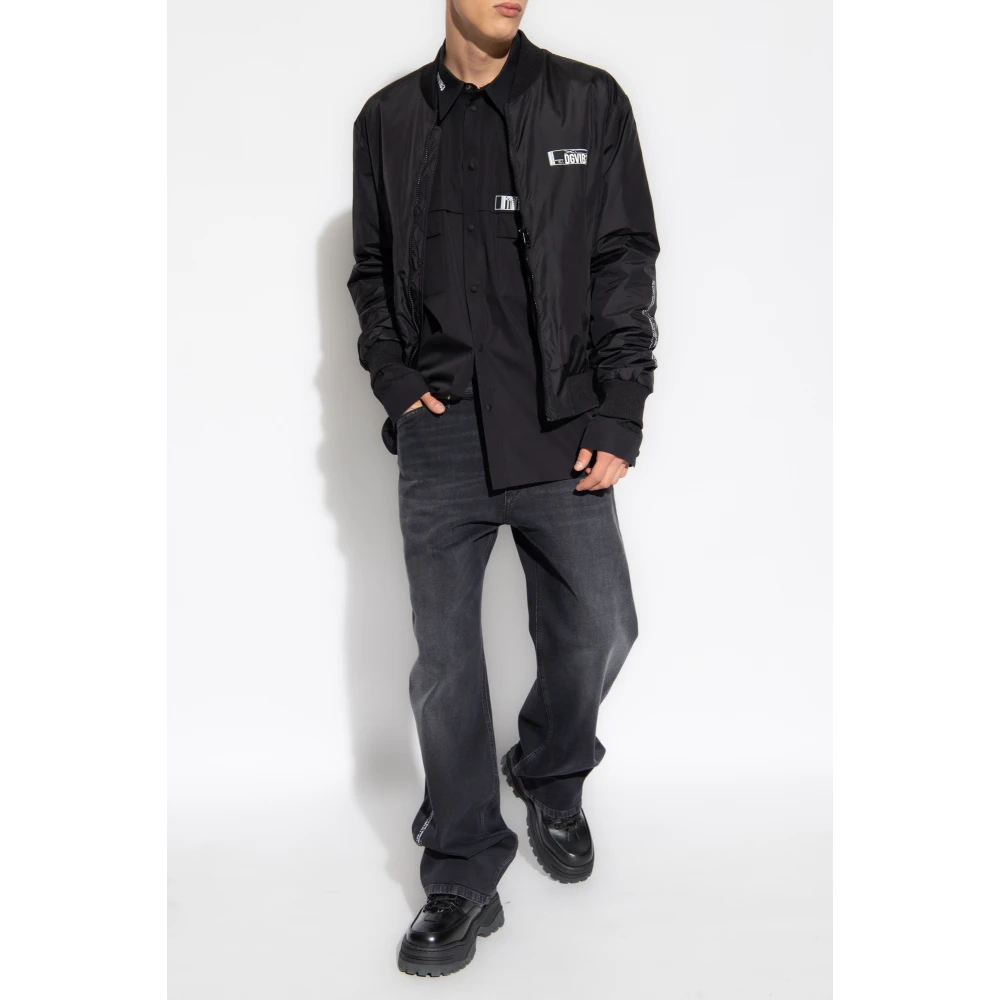 Dolce & Gabbana Shirt met logo Black Heren