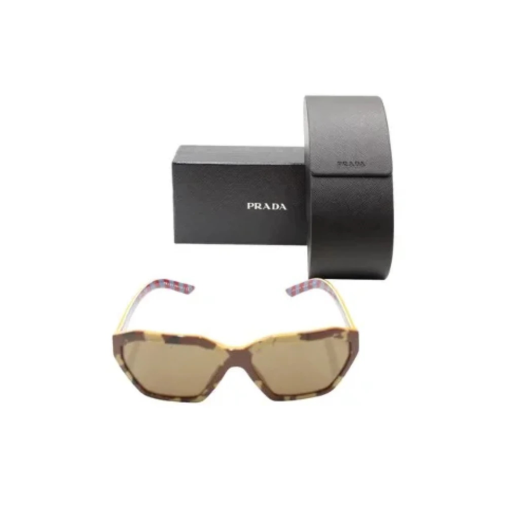 Prada Vintage Pre-owned Plastic sunglasses Multicolor Dames