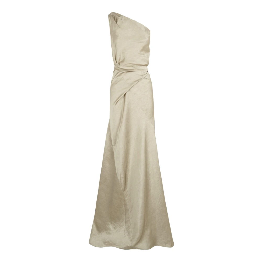 Cortana Women's Beige Long Mother-Of-Pearl Dress - Gowns - Xs - Dresses