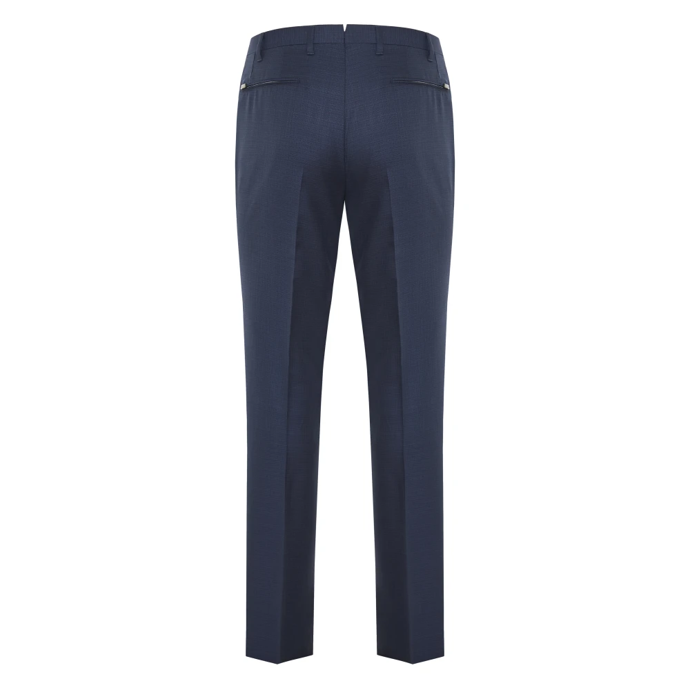 Corneliani Wollen broek met zakken Blue Heren