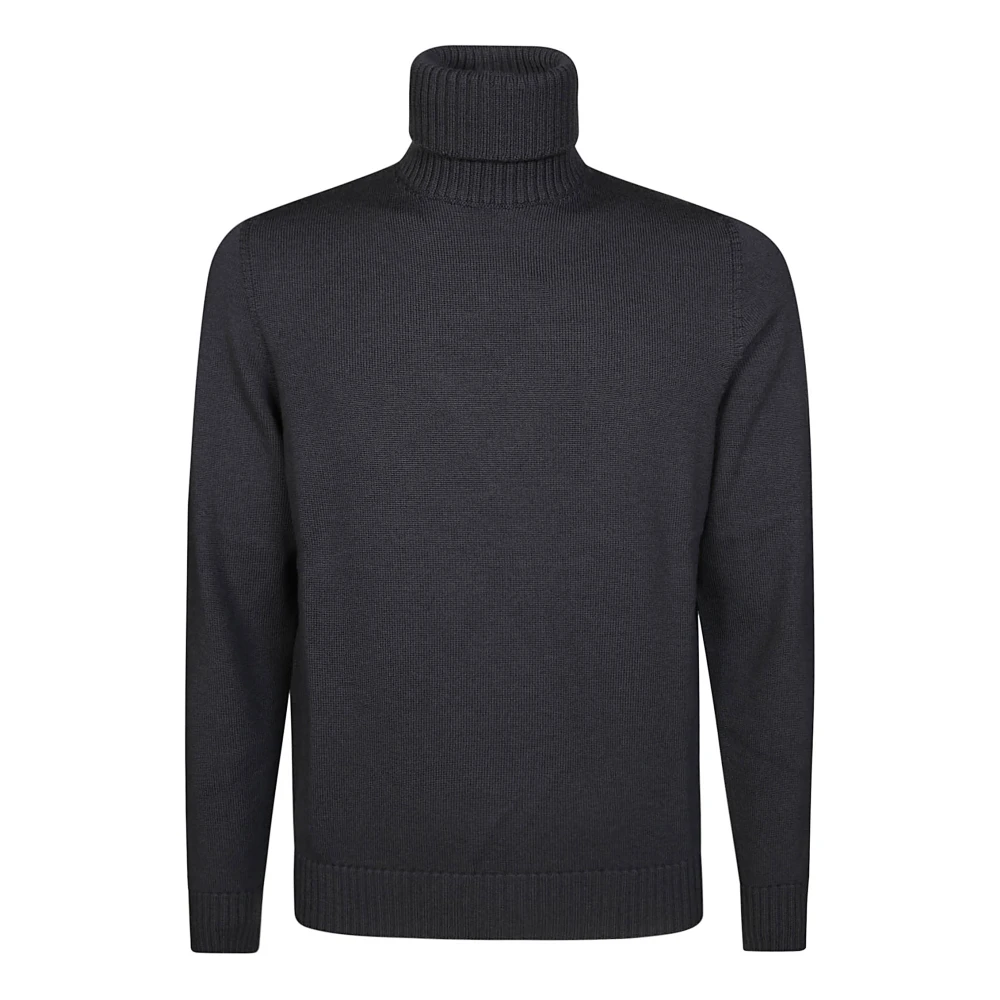 Drumohr Merino Coltrui Trui Black Heren