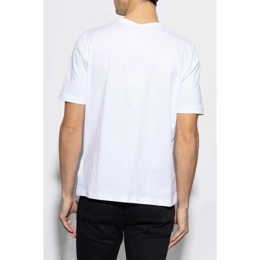 Diesel T-shirt T-Adjust-R4 White Heren