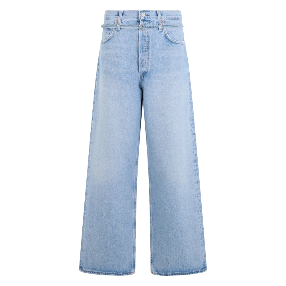 Agolde Women's Blue Loose Jeans - Wide Jeans - W27 - Jeans