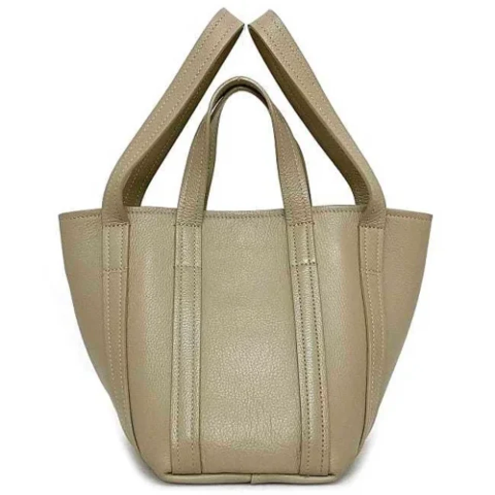 Balenciaga Vintage Pre-owned Fabric balenciaga-bags Beige Dames
