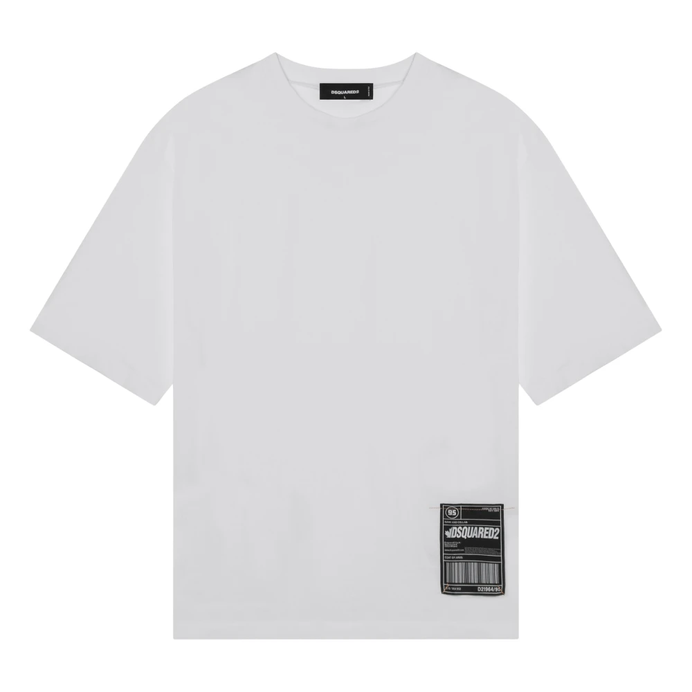 Dsquared2 Korte mouwen ronde hals T-shirt White Heren