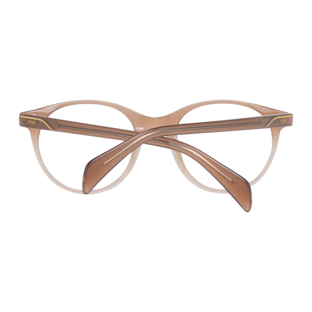 Maje Beige Ronde Dames Optische Brillen Beige Dames