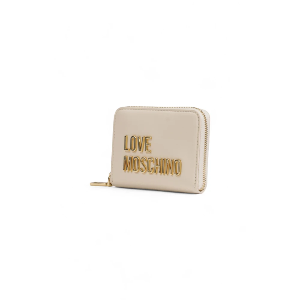 Love Moschino Damesportemonnee Herfst Winter Collectie Beige Dames