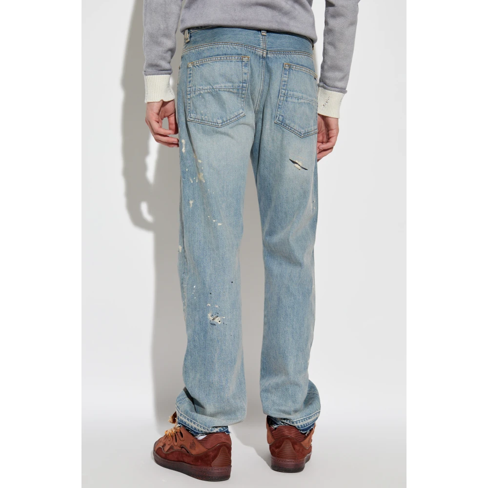 Amiri Jeans met rechte pijpen Blue Heren