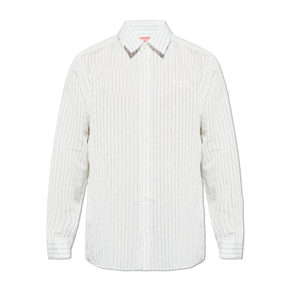 Diesel Herr Vit Skjortor S, S-Simply-Gsbg Shirt