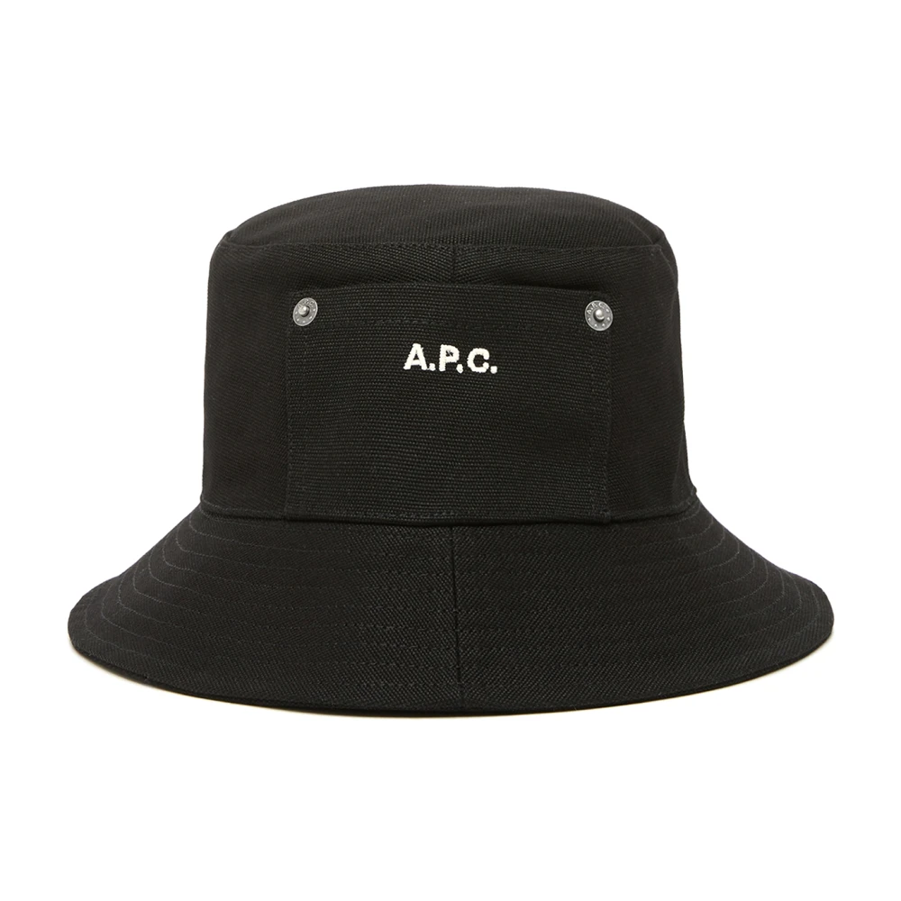 A.p.c. Stijlvolle Zonbescherming Bob Hoed Black Heren