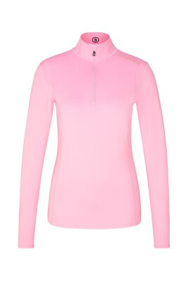 rosa-troja-hog-hals-halv-dragkedja