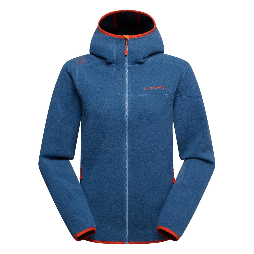 La sportiva Moonlight Cherry Tomato Iride Hoody Blue Dames