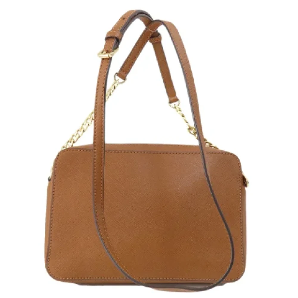 Michael Kors Pre-owned Plastic shoulder-bags Brown Dames
