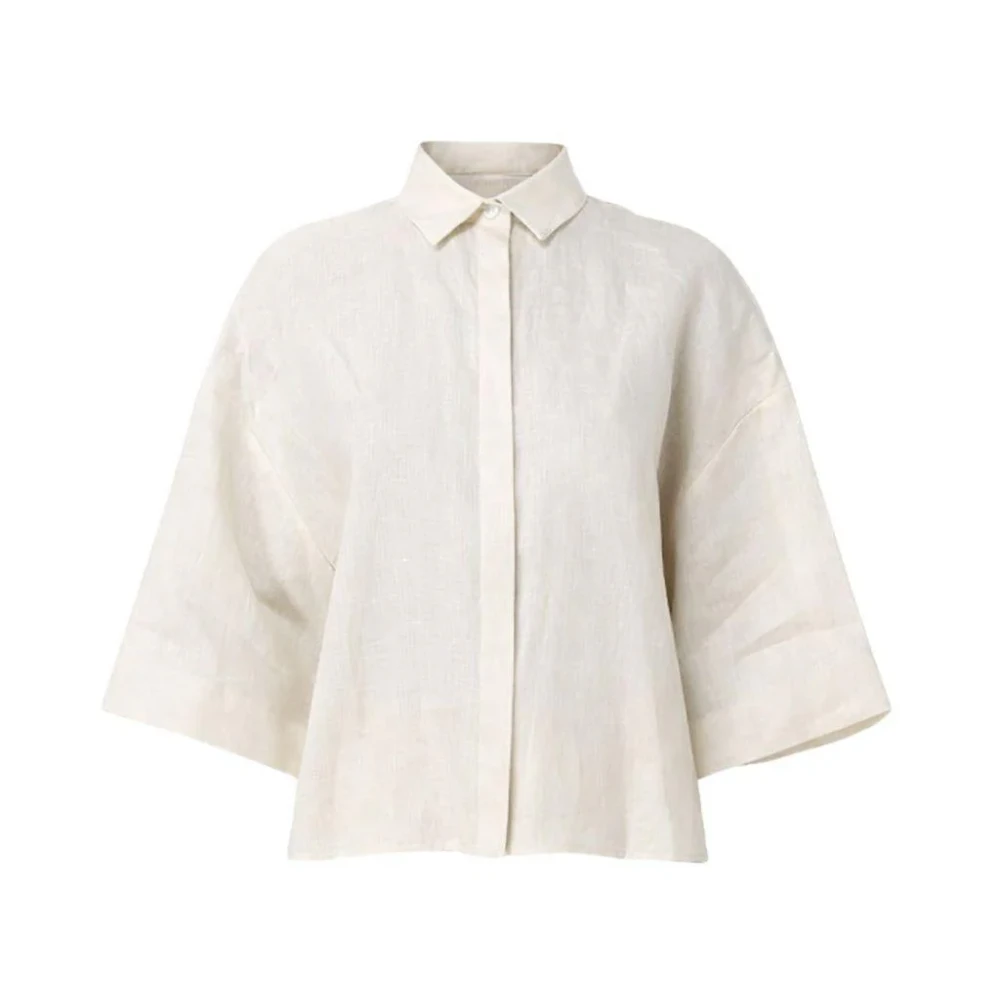 Max Mara Women's Beige Shirts, S, Mmlrito Shirt