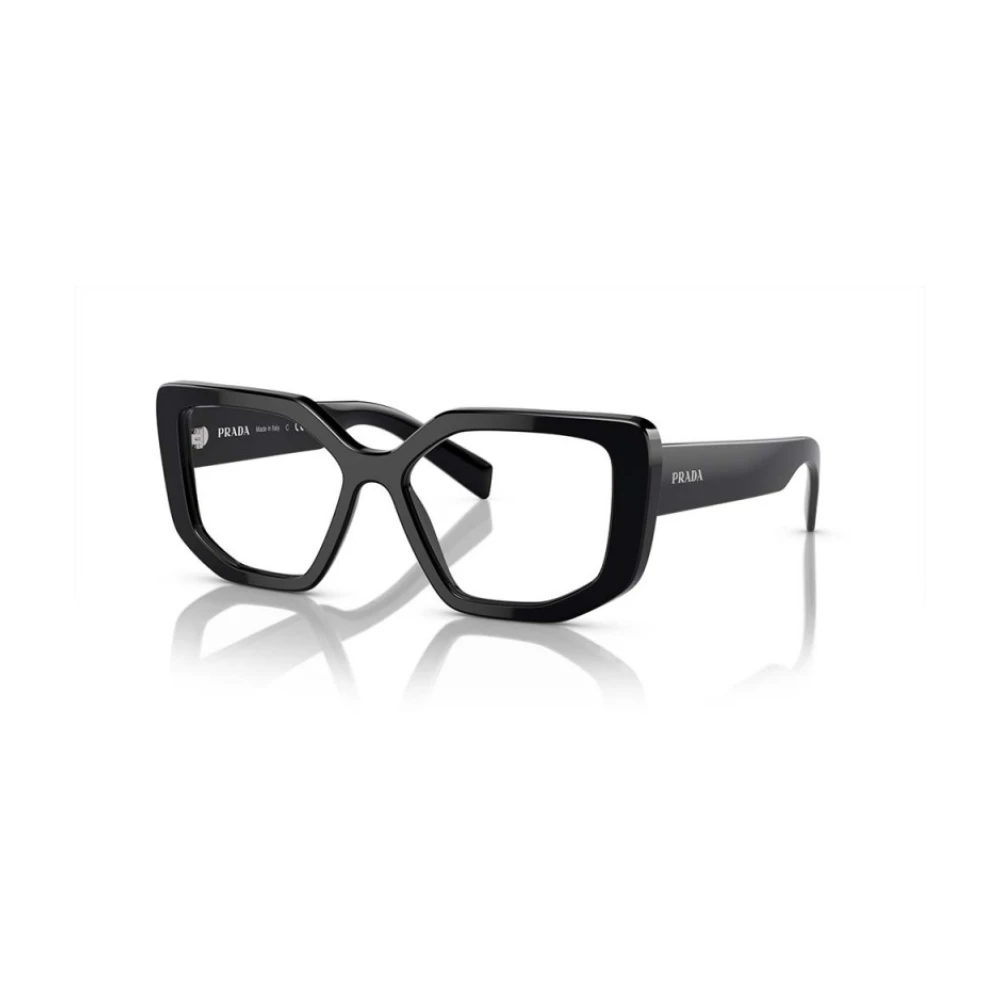 Prada Vlindervorm Zwarte Bril Black Dames