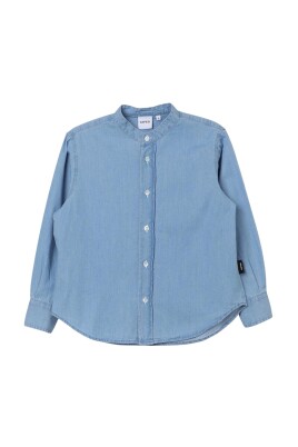 blue-denim-mandarin-collar-shirt