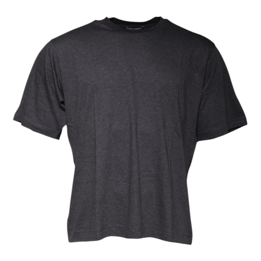Dolce & Gabbana Men's Dark/Grey Cotton T-Shirt