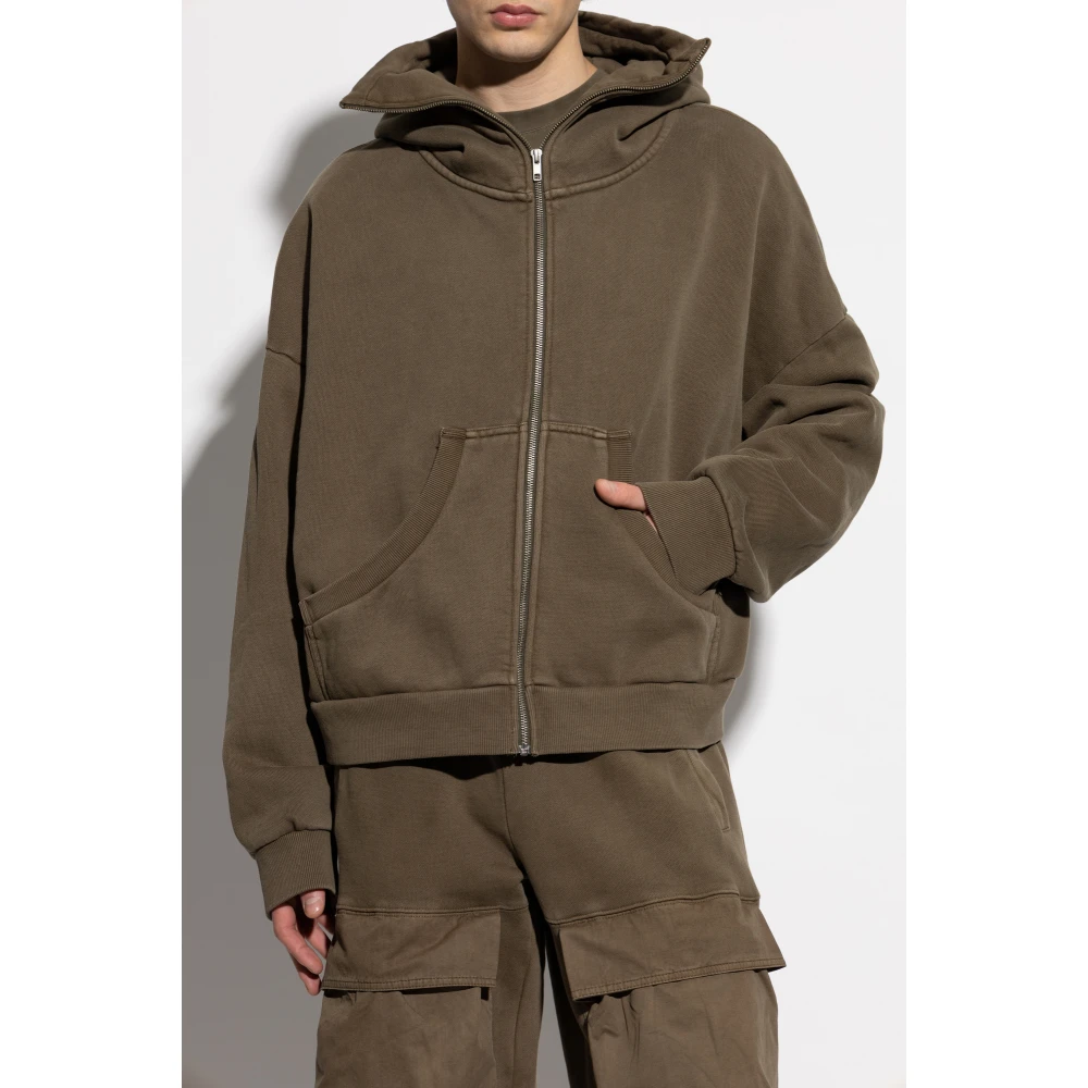 Entire Studios Sweatshirt 'Full Zip' Green Heren