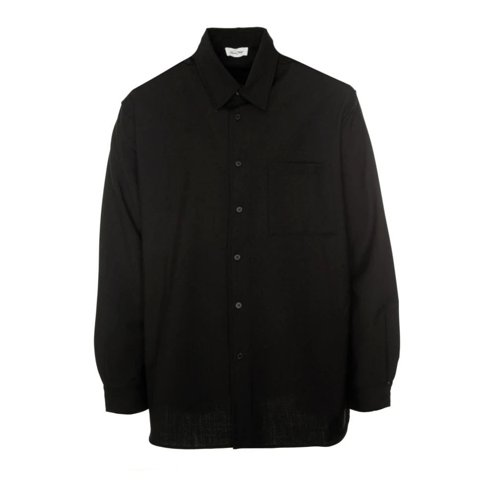 American vintage Casual geruite overhemd Black Heren