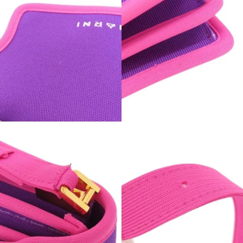 Marni Pre-owned Fabric shoulder-bags Purple Dames