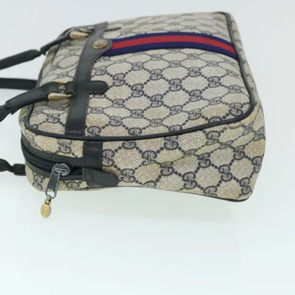 Gucci Vintage Pre-owned Leather handbags Blue Dames