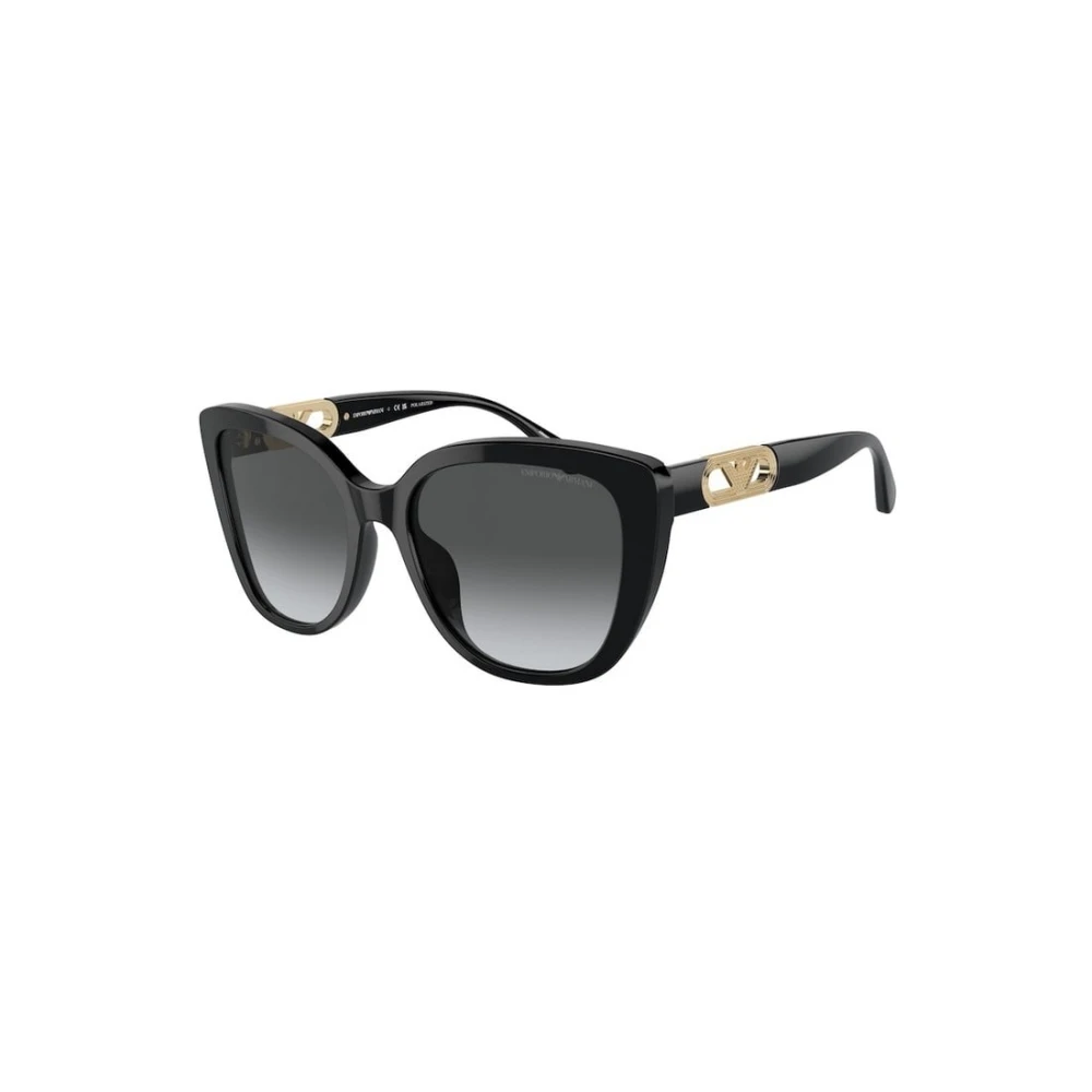 Emporio Armani Women's Black ’S Cat-Eye-Shape Sunglasses - Image 3