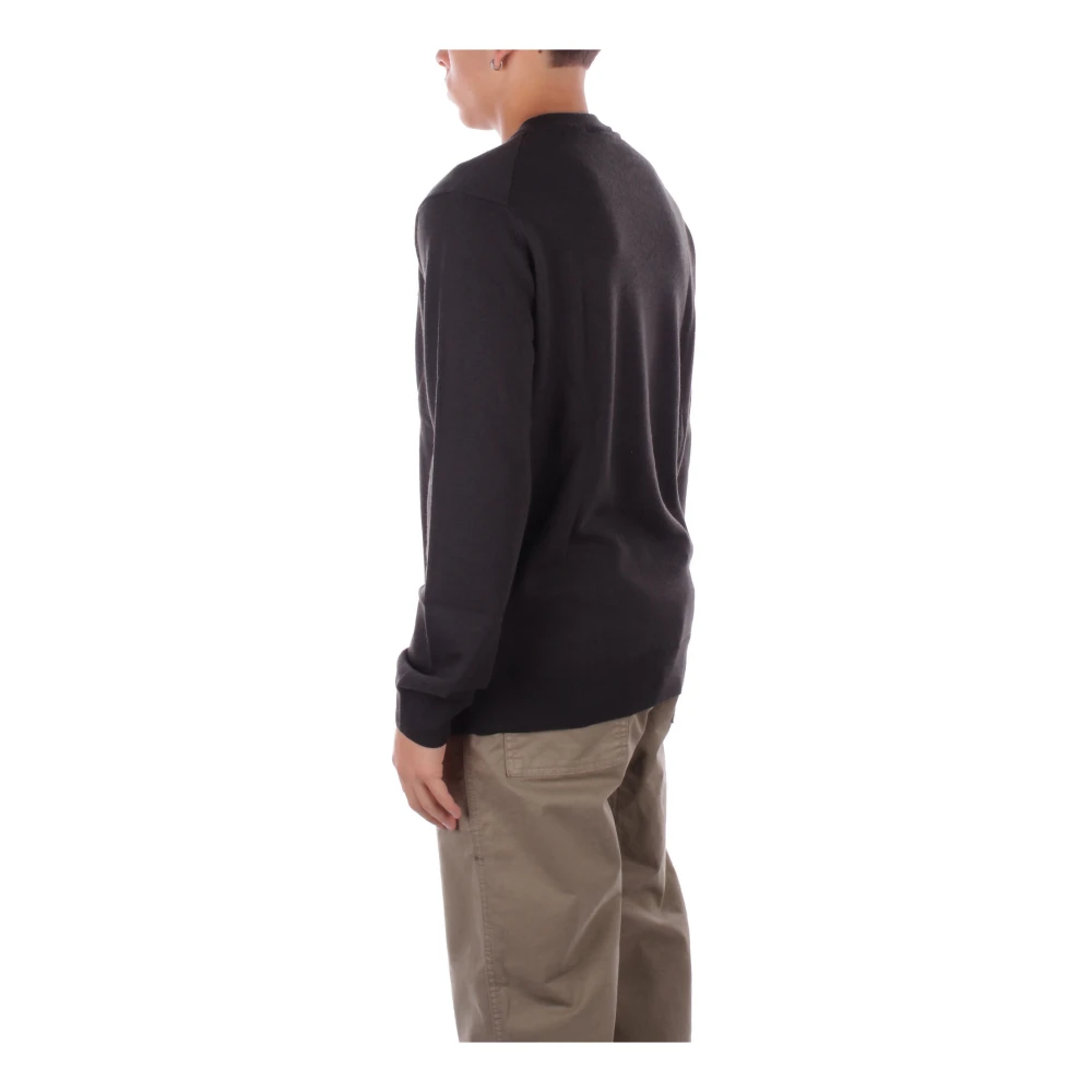 Lacoste Groene Logo Trui Merinowol Green Heren