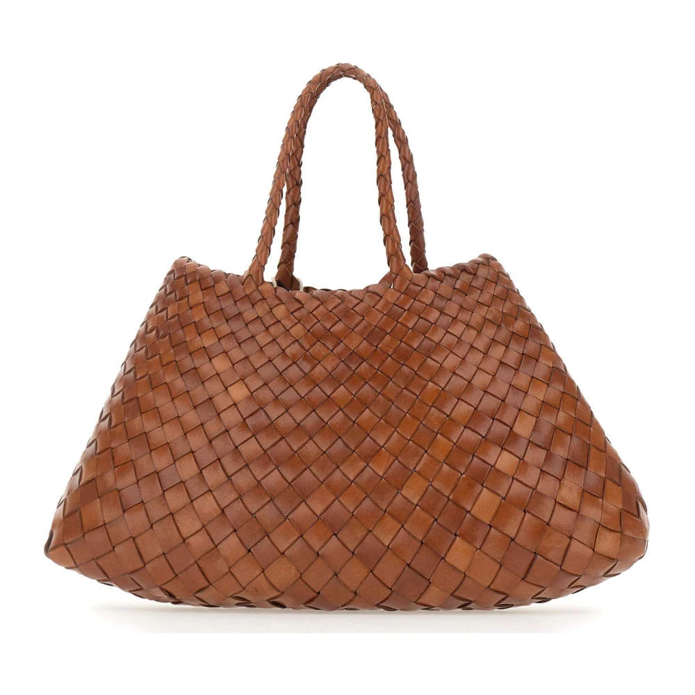 Dragon Diffusion Women's Brown Santa Croce Small Handbag - Handbags - One Size - Bags