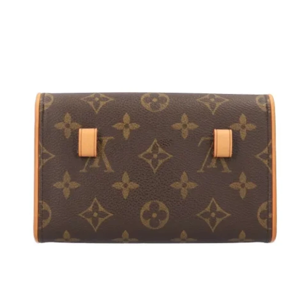 Louis Vuitton Vintage Pre-owned Fabric crossbody-bags Brown Dames