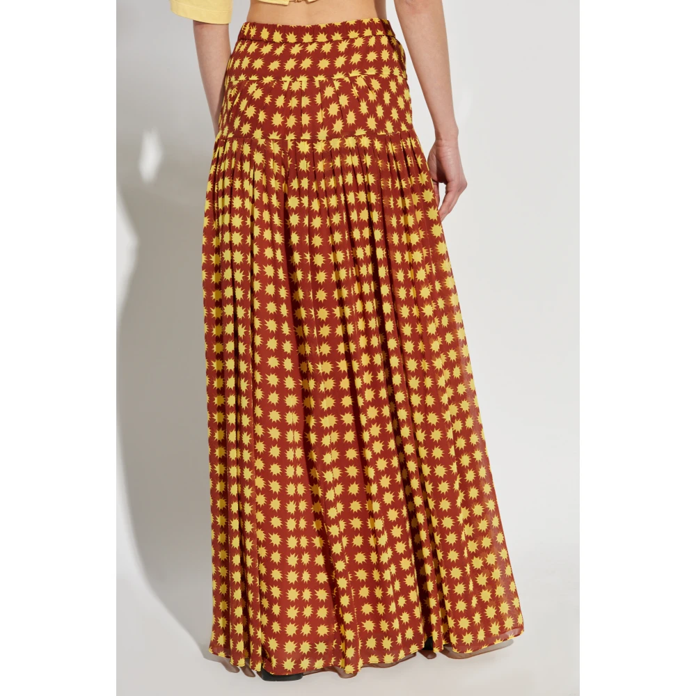 Diane Von Furstenberg Lange rok Amira Brown Dames