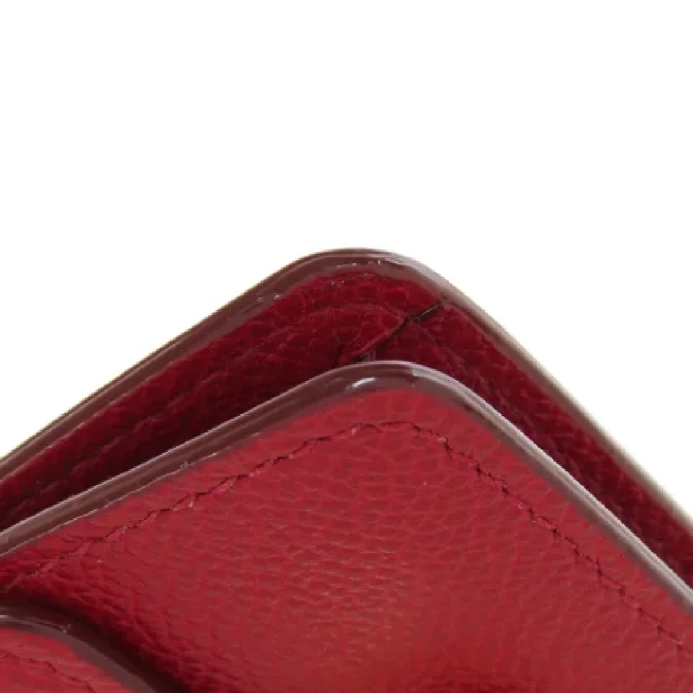 Bally Pre-owned Leather wallets Red Dames