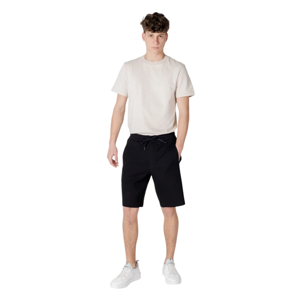 Armani Exchange Heren Sport Bermuda Shorts Black Heren