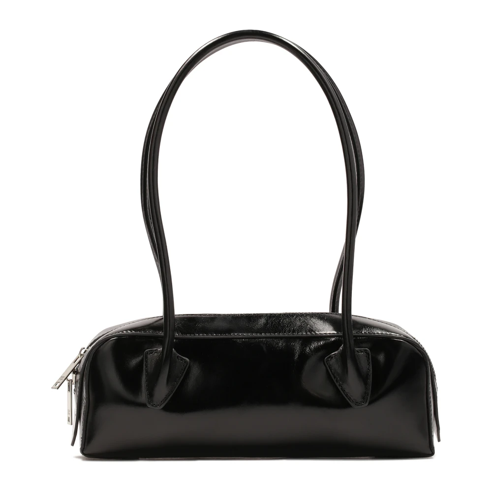 Kazar Studio Zwarte schoudertas met langwerpige vorm Black Dames