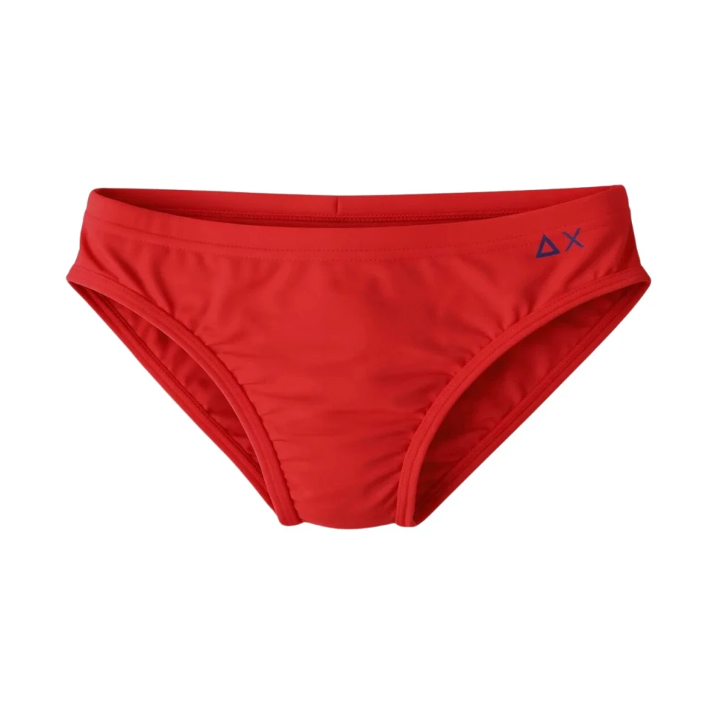 Sun68 Boys Red Kids Swimming Trunks, 12 Y, Swimming Trunks