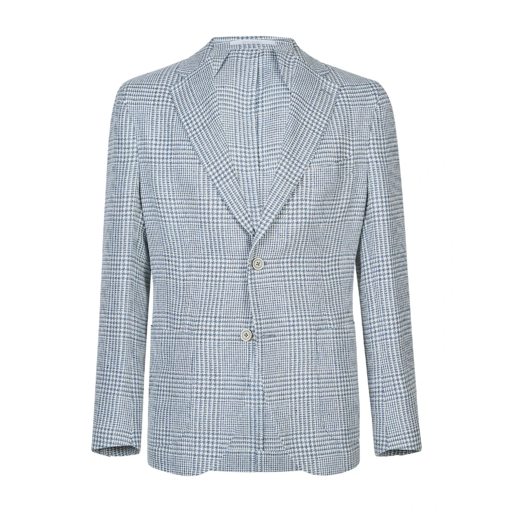 Eleventy Herren Blau Jacken, Lgröße: