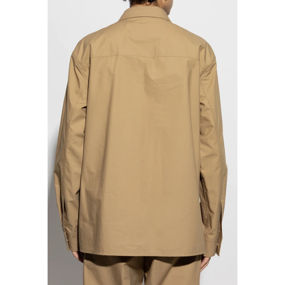 Jil Sander Overhemd met zakken Beige Heren