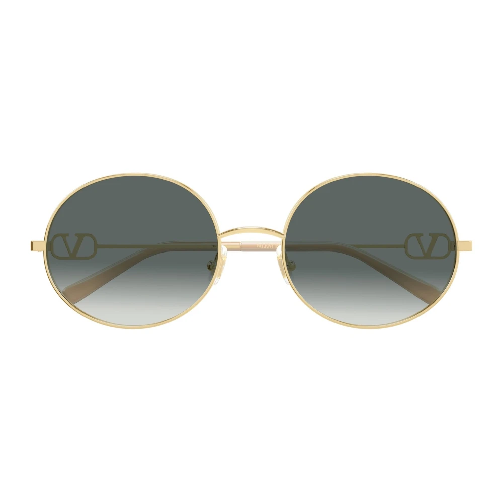 Valentino Women's Yellow Sunglasses, 56 Mm, Vlogo Signature Round Sunglasses