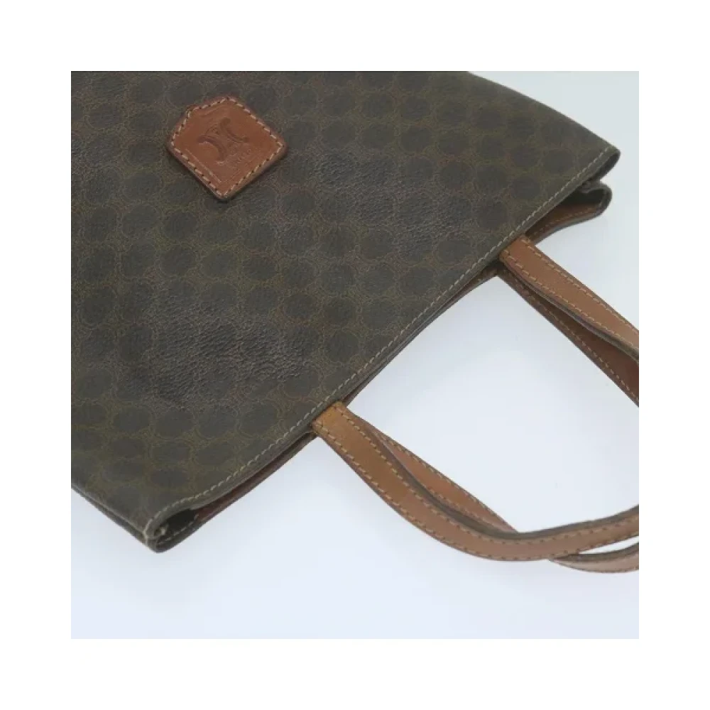 Celine Vintage Pre-owned Leather handbags Brown Dames