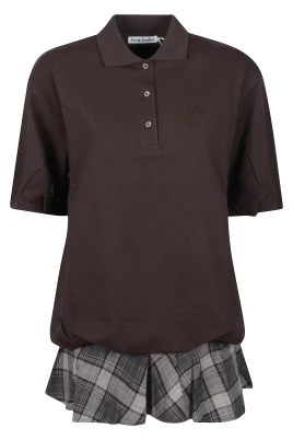 T-shirtklänning med lager