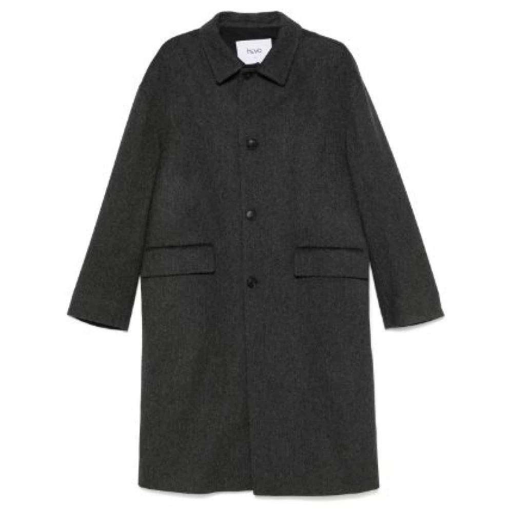 Hevo Stijlvolle Winterjas voor Vrouwen Gray Heren