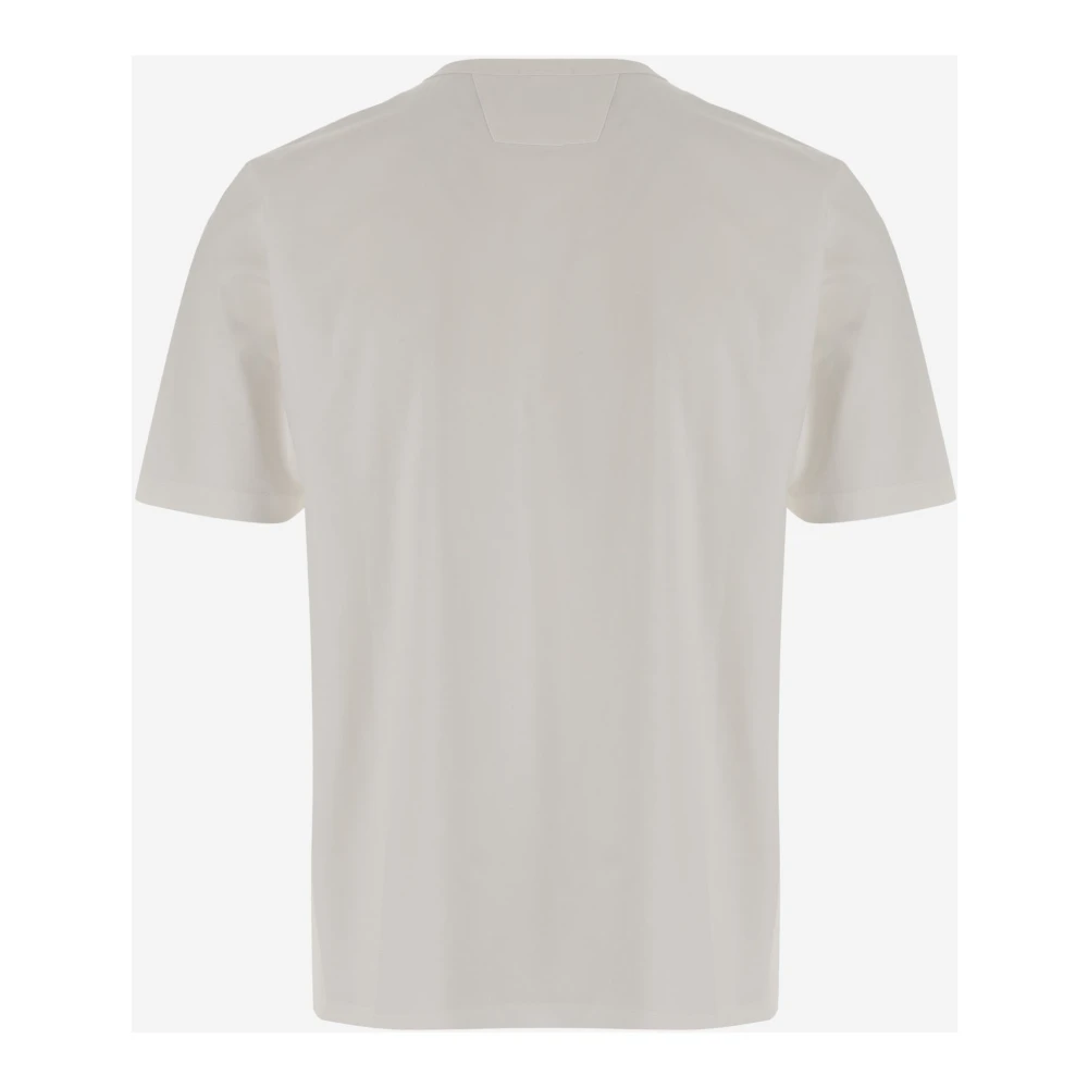 C.P. Company Katoenen T-shirt met logoprint White Heren