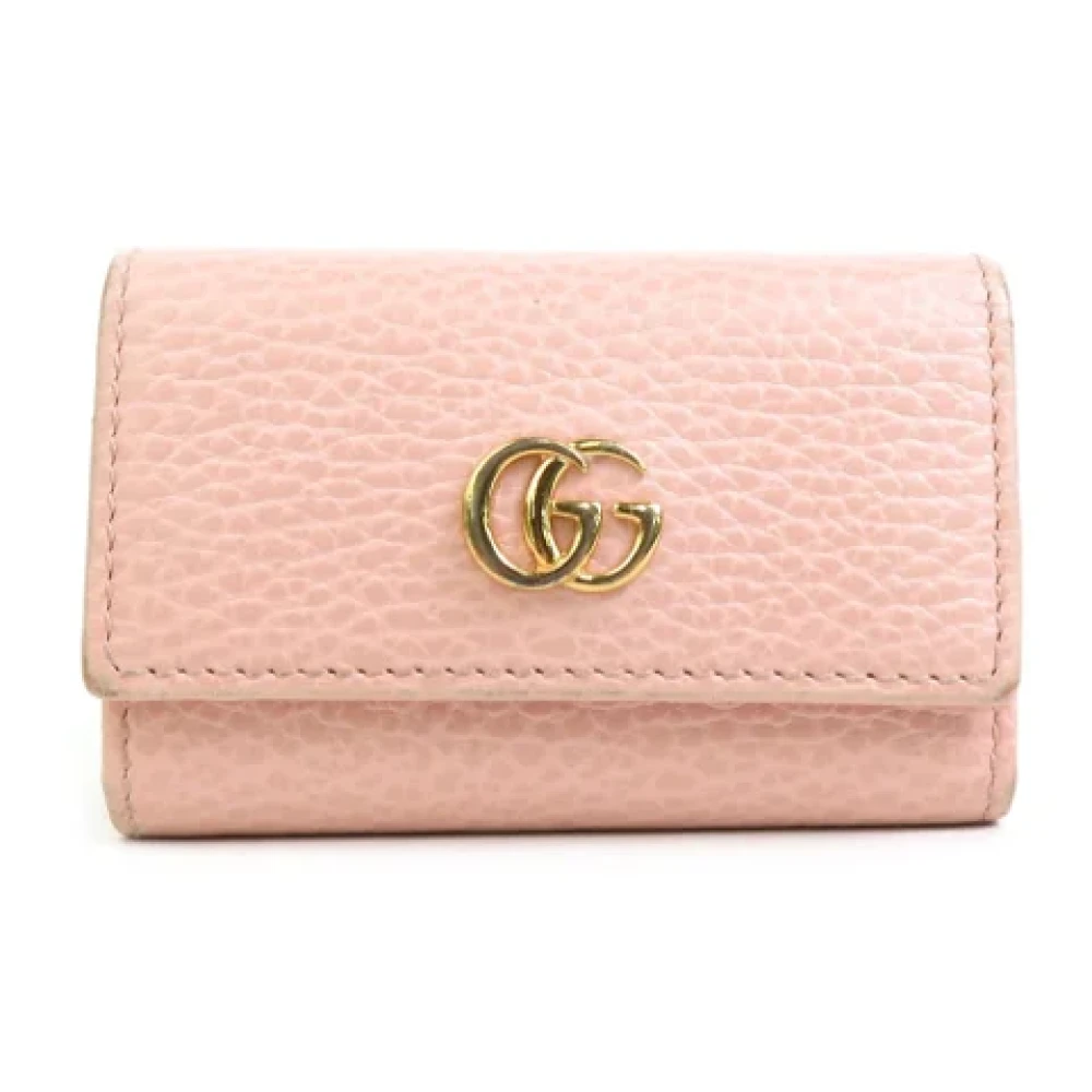Gucci Vintage Pre-owned Leather key-holders Pink Dames