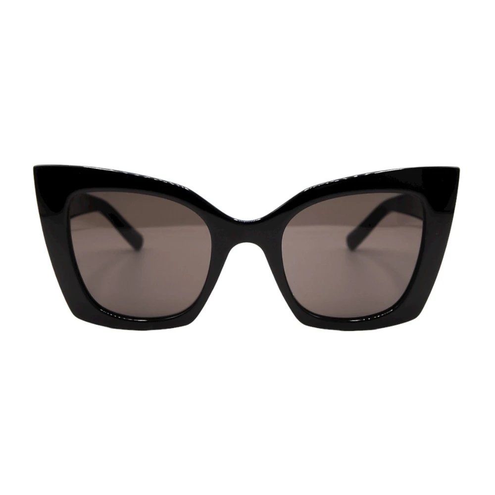 Saint Laurent Verhoog je stijl met strakke zonnebrillen Black Unisex