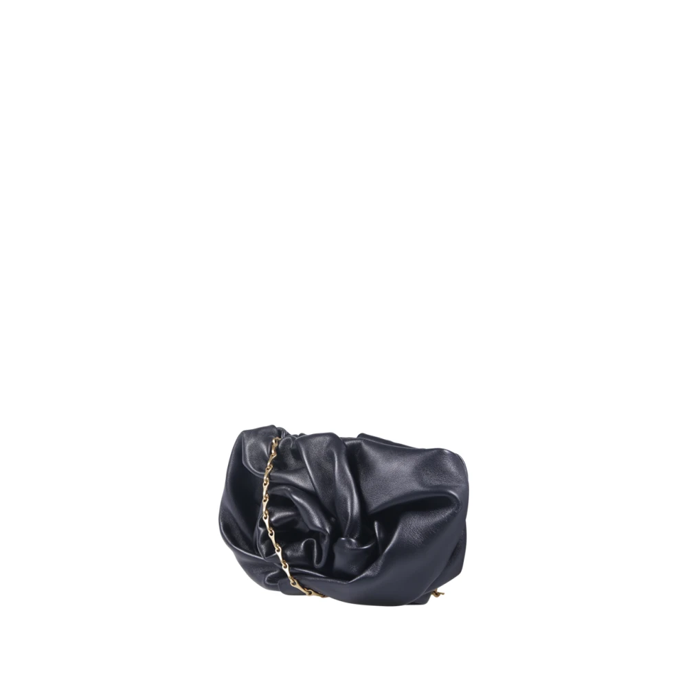 Burberry Zwarte Rose Clutch met Ketting Black Dames