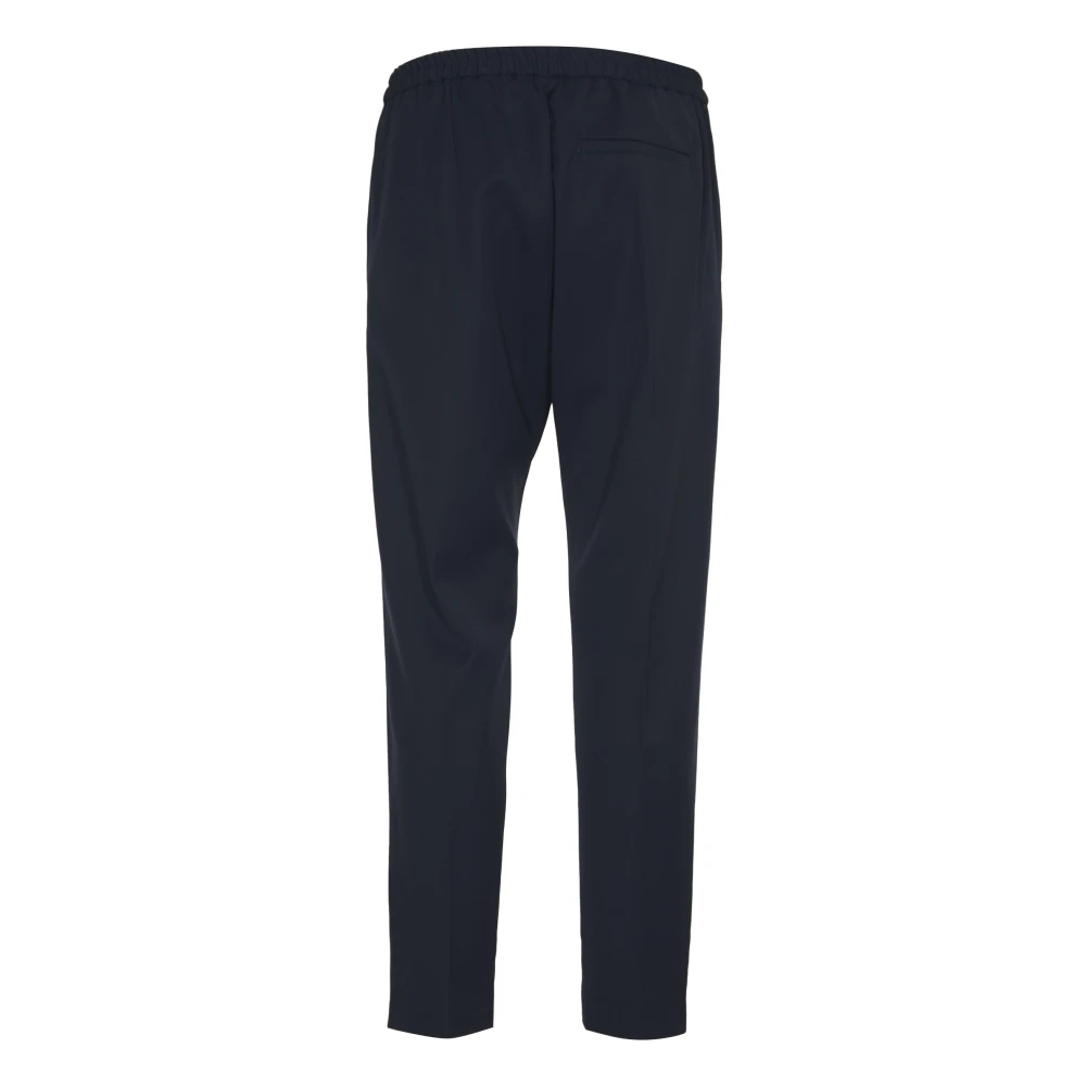 Dries Van Noten Blauwe Parkino Broek Blue Heren