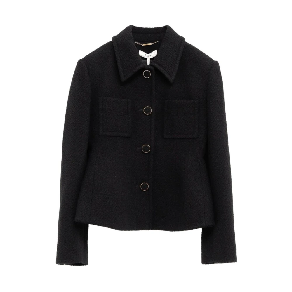 Chloé , Light Jackets, Female, Black, S, Light Jackets