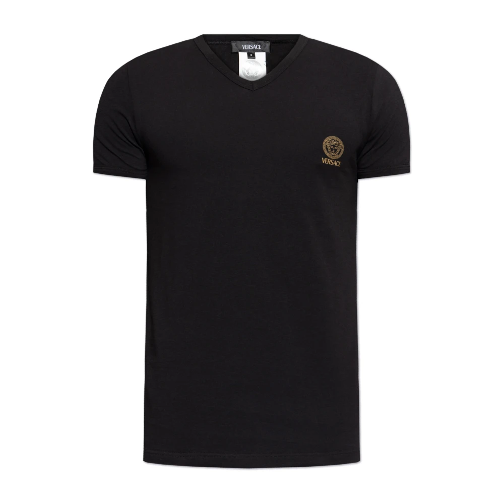 Versace - Tops > T-Shirts - Black - Versace - Modalova